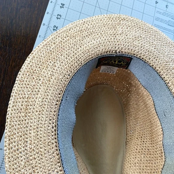 SCALA fedora style raffia straw hat - Picture 10 of 15